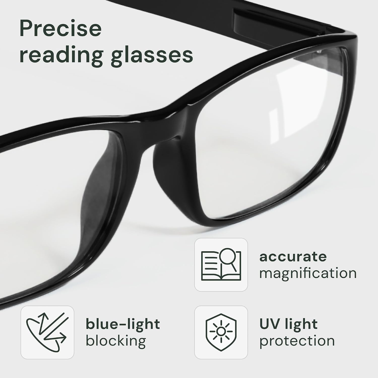 Gaoye Reading Glasses Men/Women, Eyeglasses, Blue Light Readers for Men/Women, Computer Eye Glasses, Cheaters - Image 2
