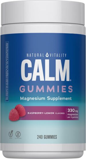 Natural Vitality Calm Magnesium Gum...