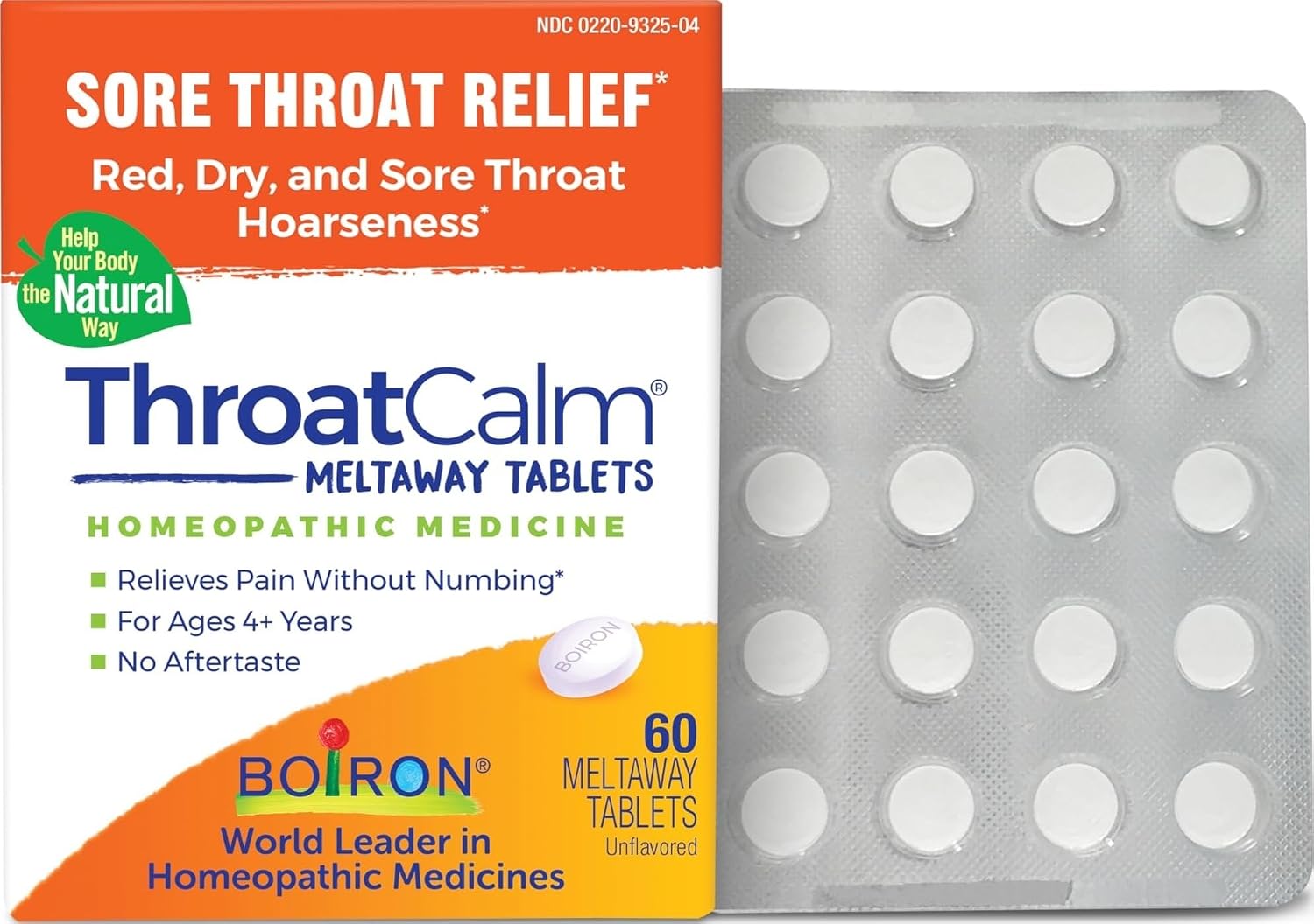 Boiron ThroatCalm Tablets for Relie...
