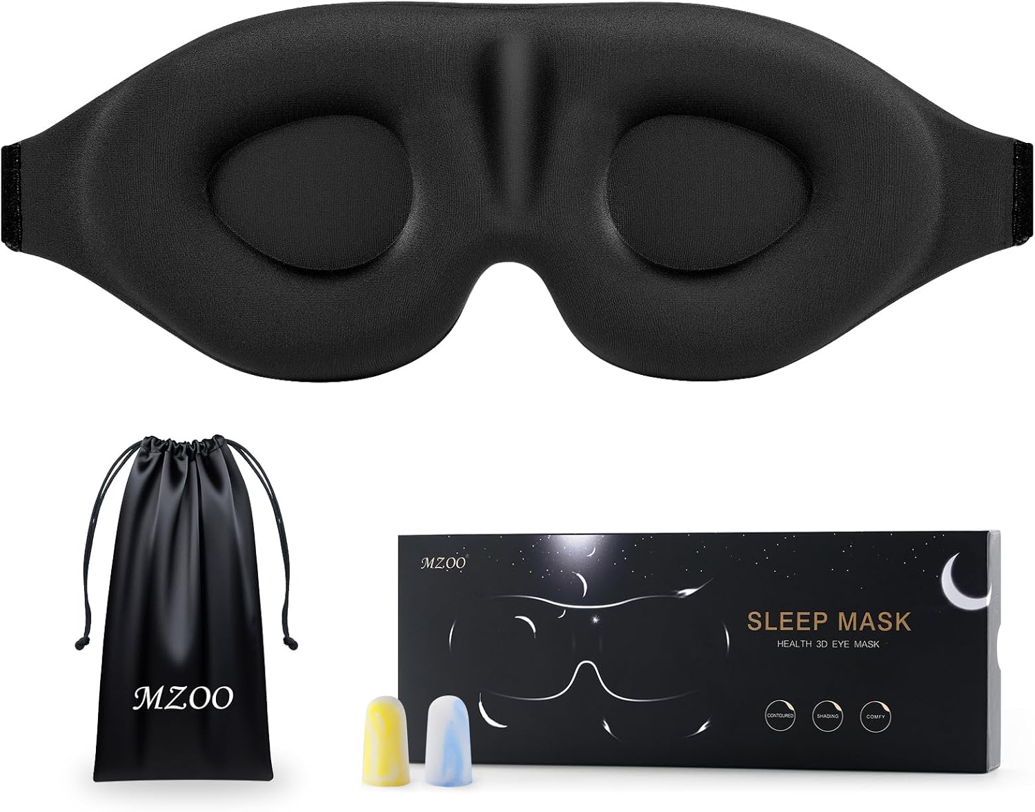 MZOO Luxury Sleep Mask for Women Me...