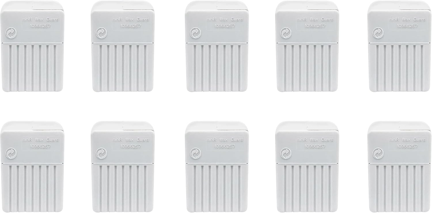 for Siemens/Signia 2.0 Mini Receiver Wax Guards Filters Hearing Aid Accessories Cerumen Stop Cleaning Tool Replacements 10966257 10-Pack/80 Filters (Sony C10 & E10 Compatible)