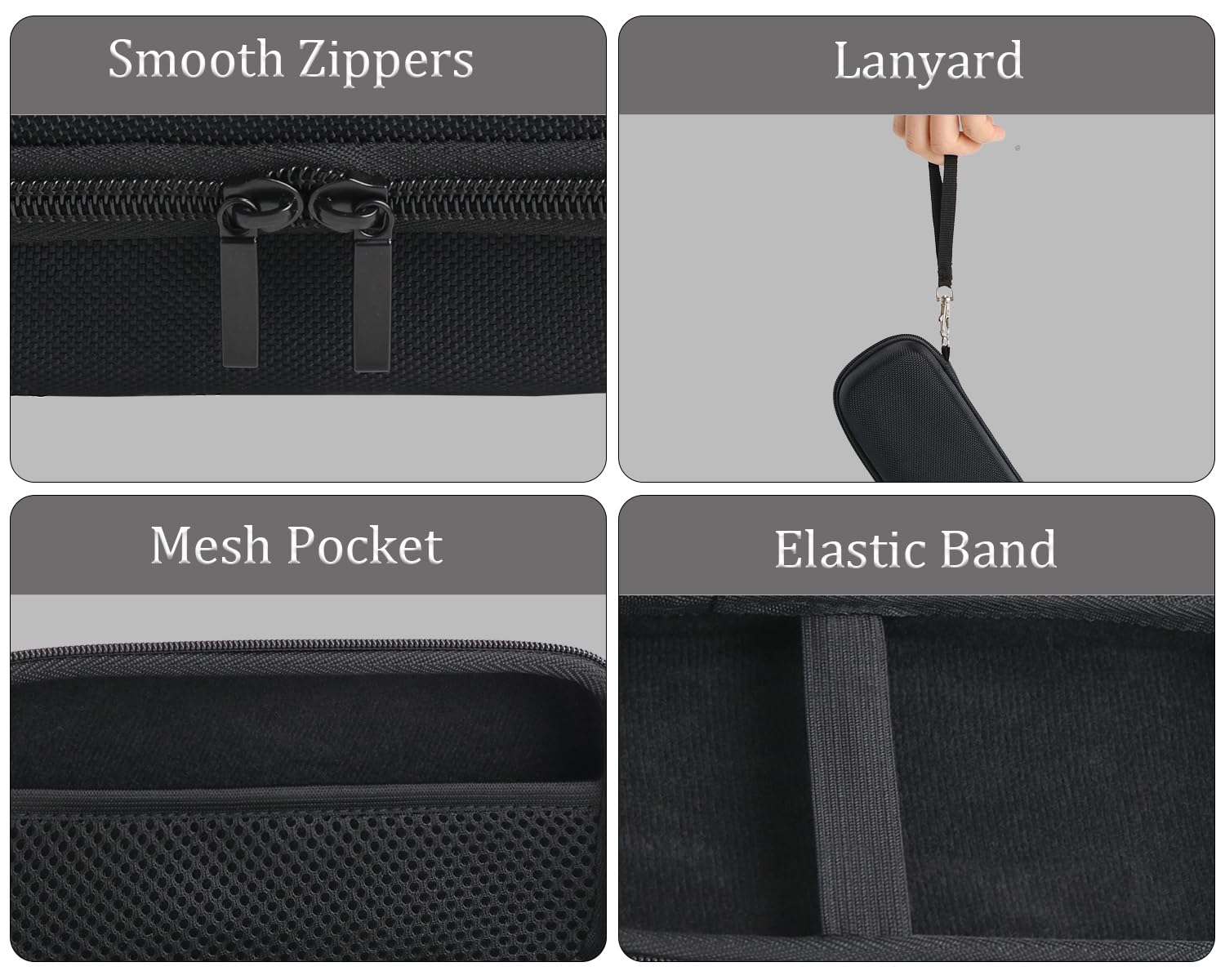 Hard Case Compatible with Ear/Infrared Thermometer, Storage Braun ThermoScan 7 iProven, iHealth, MILDSIX, KDT, EasyEast,Black(CASE ONLY) - Image 6