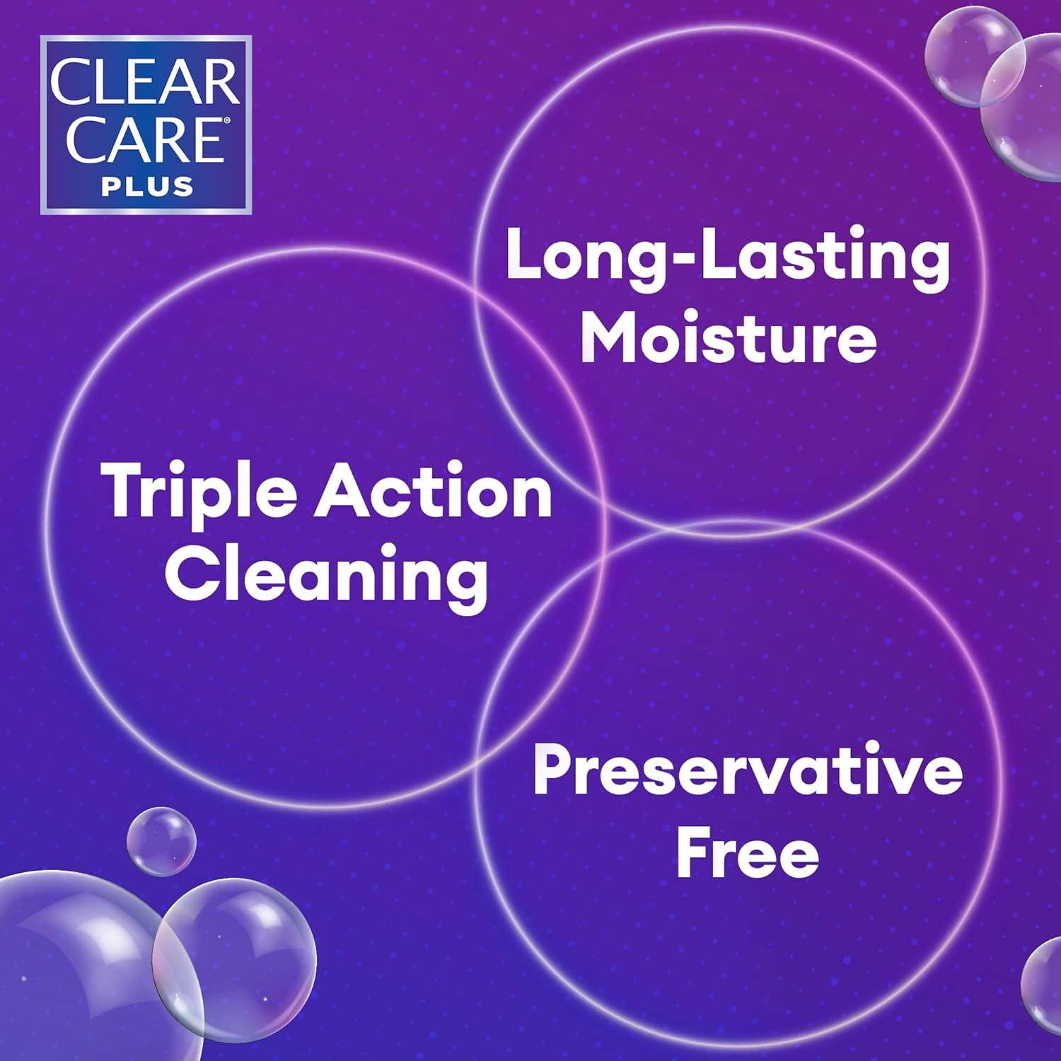 CLEAR CARE PLUS Cleaning & Disinfecting Contact Lens Solution, 12 Fl Oz - Image 3