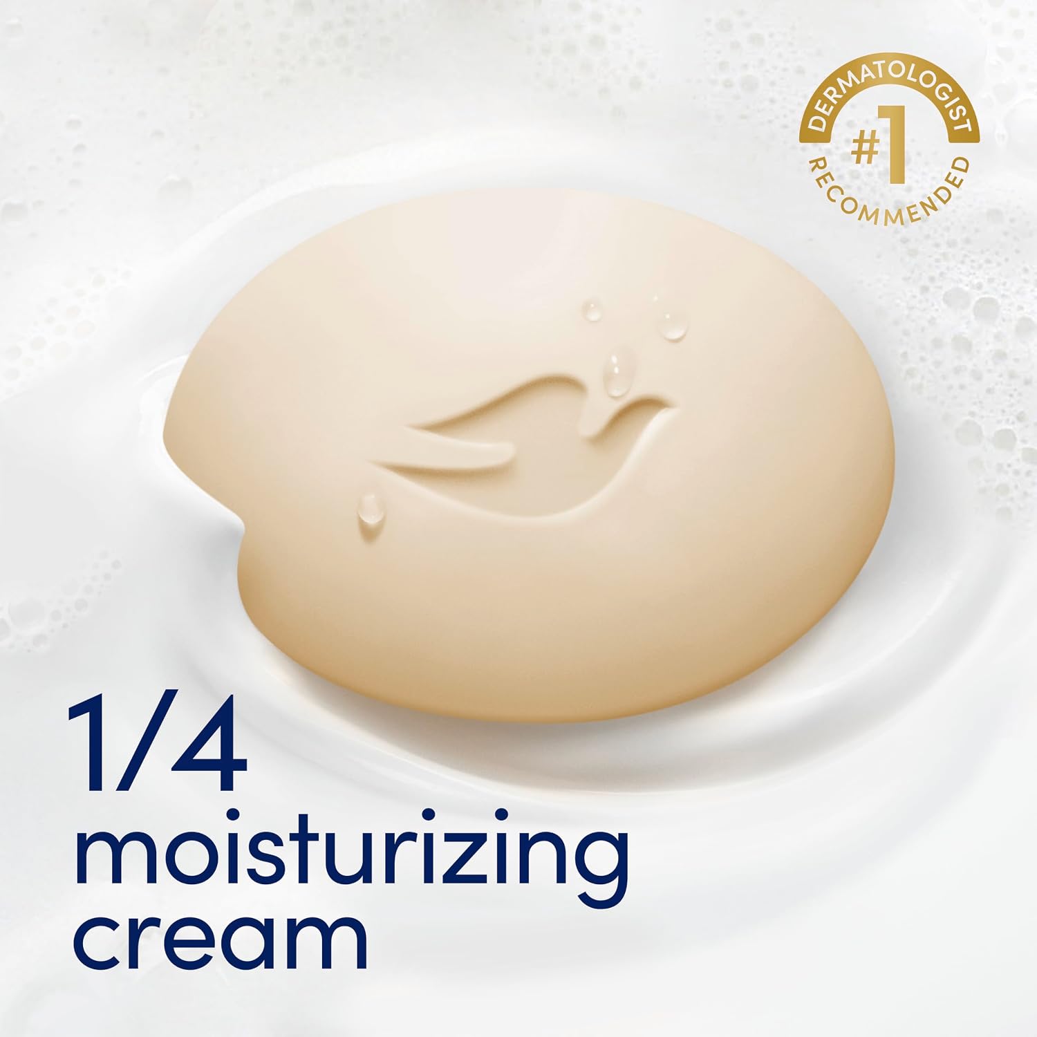 Dove Beauty Bar Soap 8 Bars Shea Butter, for Nourished, Radiant Skin, Enriches Skin 3.75 oz | Moisturizing beauty bar with ¼ moisturizing cream and shea butter for soft, radiant skin - Image 3