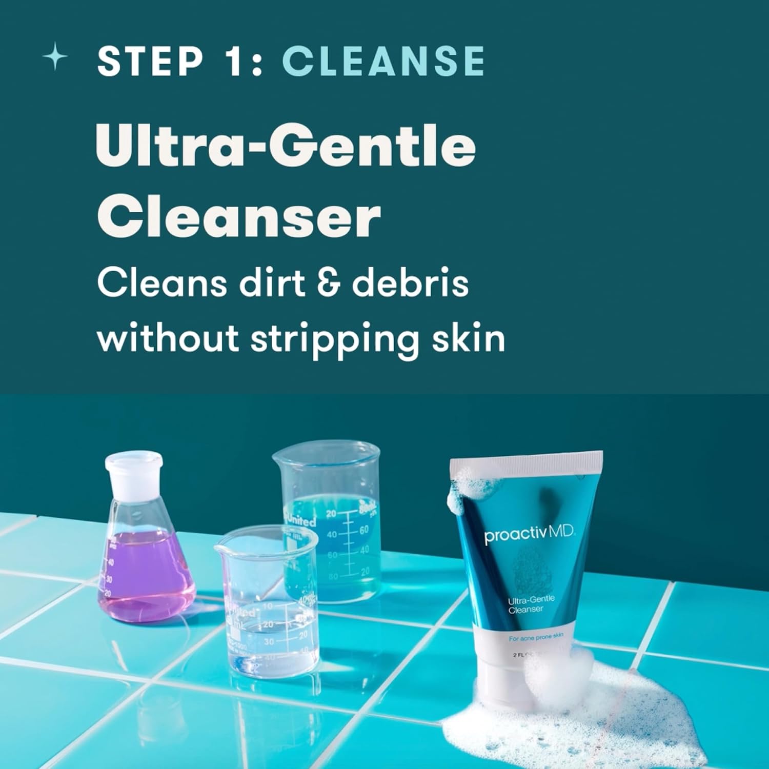 Proactiv MD 3-Step Routine, Ultra-Gentle Face Cleanser, 0.1% Adapalene Gel Treatment, Ultra-Hydrating Moisturizer, 30-Day Acne Treatment Kit - Image 6