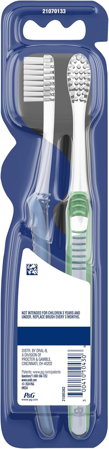 Oral-B Advanced Sensitive Toothbrushes, Extra Soft, 2 Count - Image 7