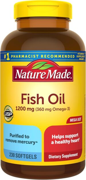 Nature Made Fish Oil Omega 3 Supple...