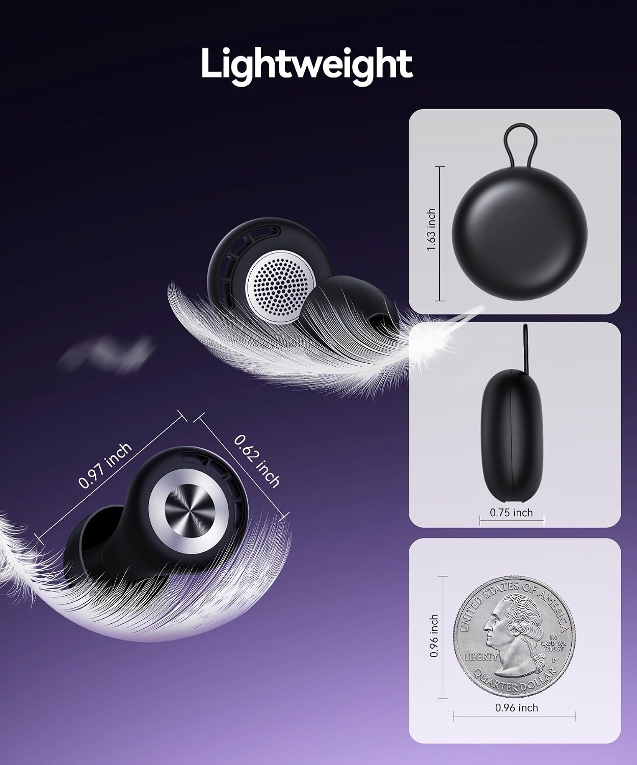 Ear Plugs for Sleeping 50dB Earplugs Noise Cancelling Ear Plugs for Noise Reduction Concerts Soft Reusable Silicone Earplugs for Snoring Side Sleepers Shooting Airplanes with 7 Eartips Case - Image 8