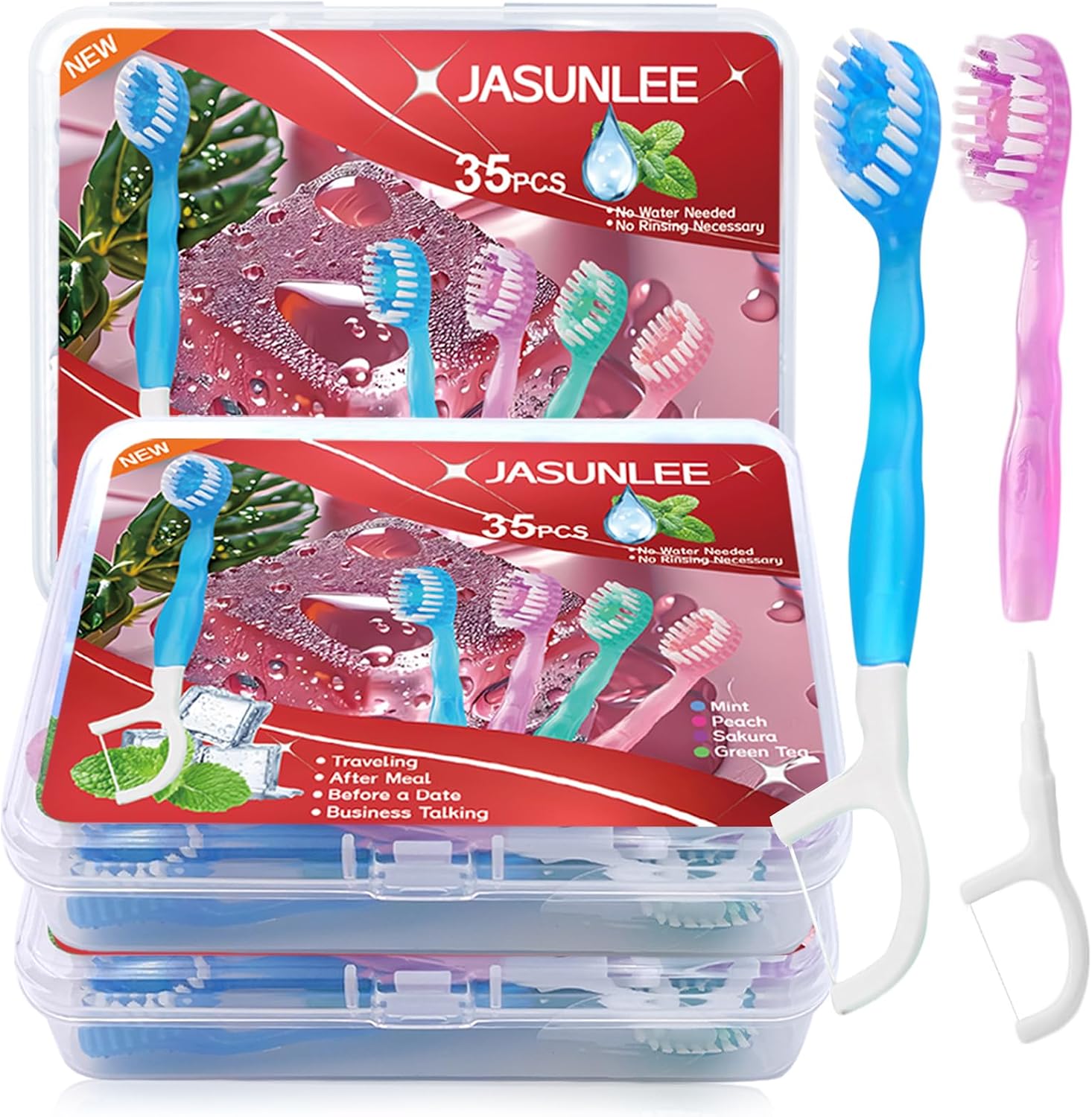 JASUNLEE 70Pack Mini Disposable Too...