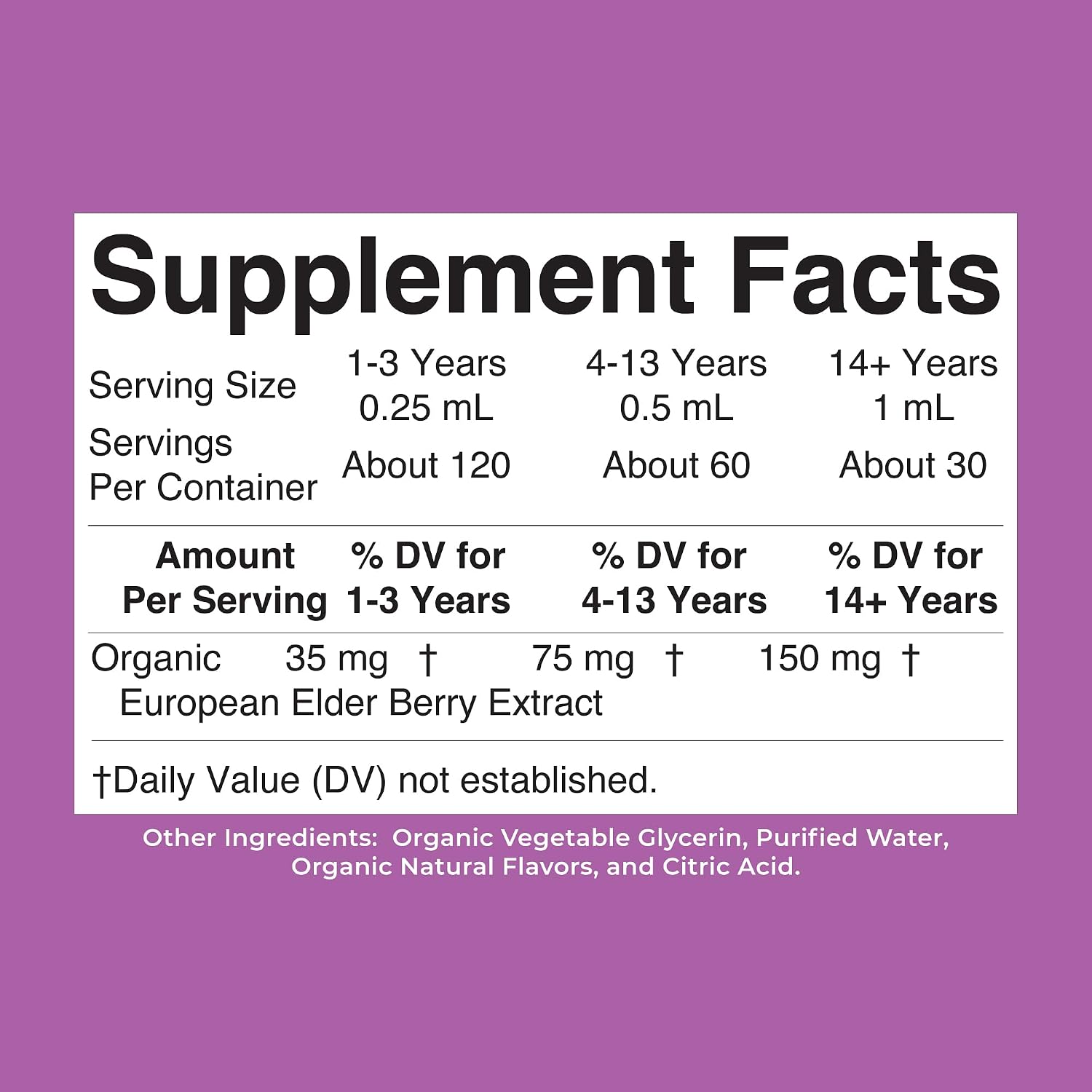MARYRUTH'S Elderberry Liquid Drops for Adults & Kids, 1 oz, Immune Support | Immune Support, 150mg Elderberry Extract, USDA Organic, Sugar Free, Vegan - Image 9