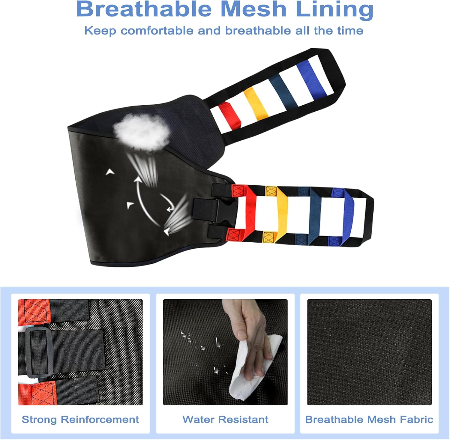 Transfer Sling, Transfer Belt for Elderly, Gait Belts for Seniors | Heavy Duty Patient Lift Belt,Mobility Standing&Lifting Aid for Disabled,Elderly,Injured-Safely Move from Bed and Wheelchair - Image 7