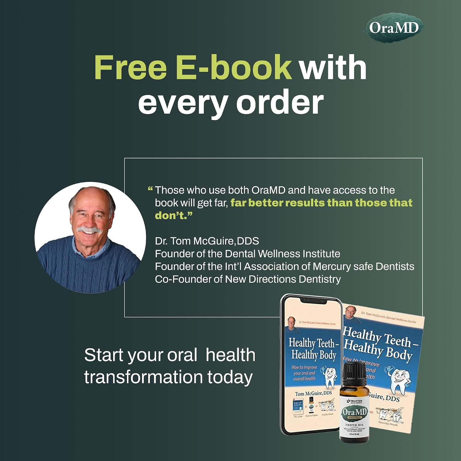OraMD 4-in-1 Original Tooth Oil - Gum Disease Gingivitis Treatment (1 Pack) | Clinically Tested, Periodontal Disease Treatment, Sensitive Teeth & Gums, Chemical-Free Solution, 250,000+Satisfied Customers - Image 9