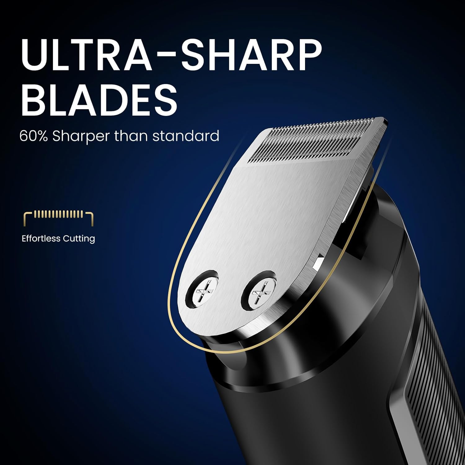 Ufree 3-in-1 Beard Trimmer for Men, IPX6 Waterproof Electric Razor | Gifts for men, Beard, Nose, Hair, Stainless Steel Blades, USB-C Charge, 120-Min Usage, 8000 RPM, Wet and Dry, Travel Lock - Image 2