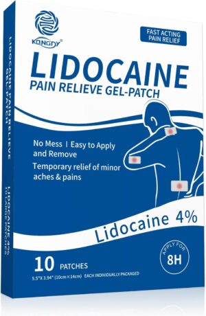 KONGDY 4% Lidocaine Patches 20 Coun...