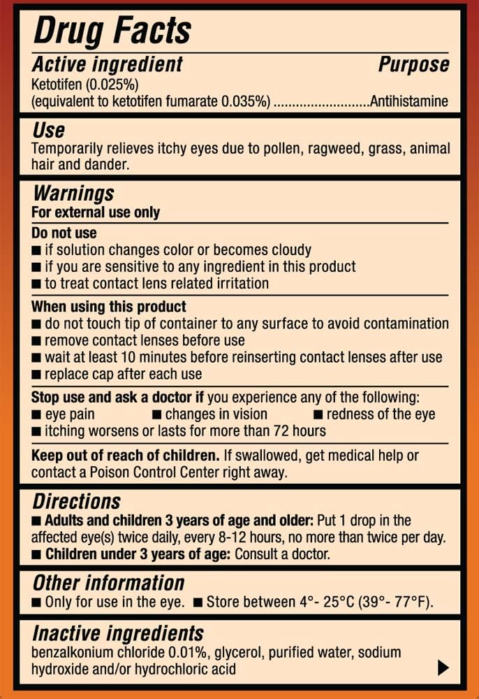 Alcon Zaditor Antihistamine Eye Drops, Twin Pack, 5-mL Each - Image 3