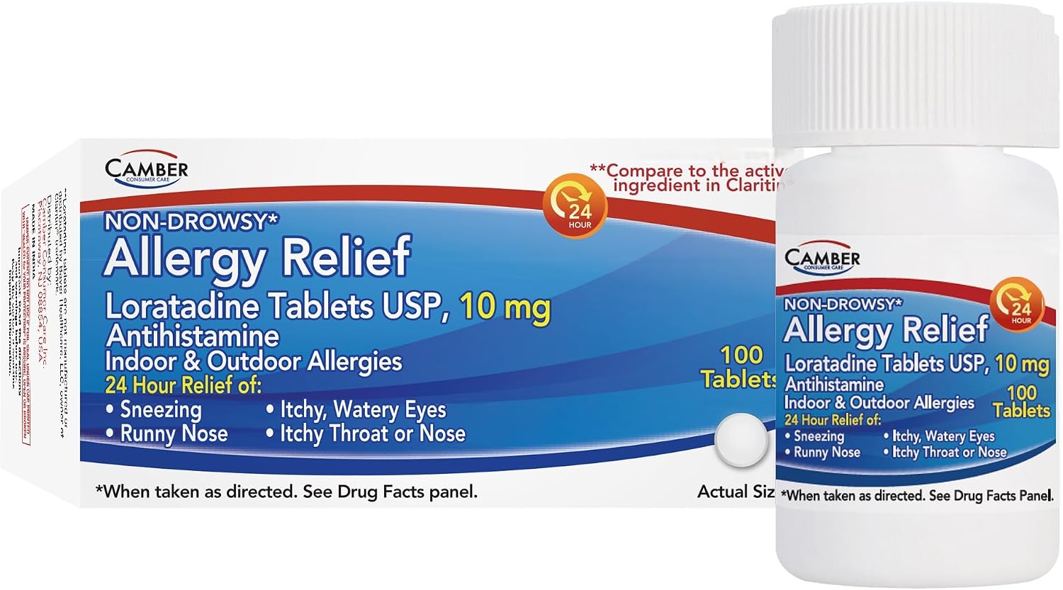 Camber Loratadine 10mg Allergy Pill...