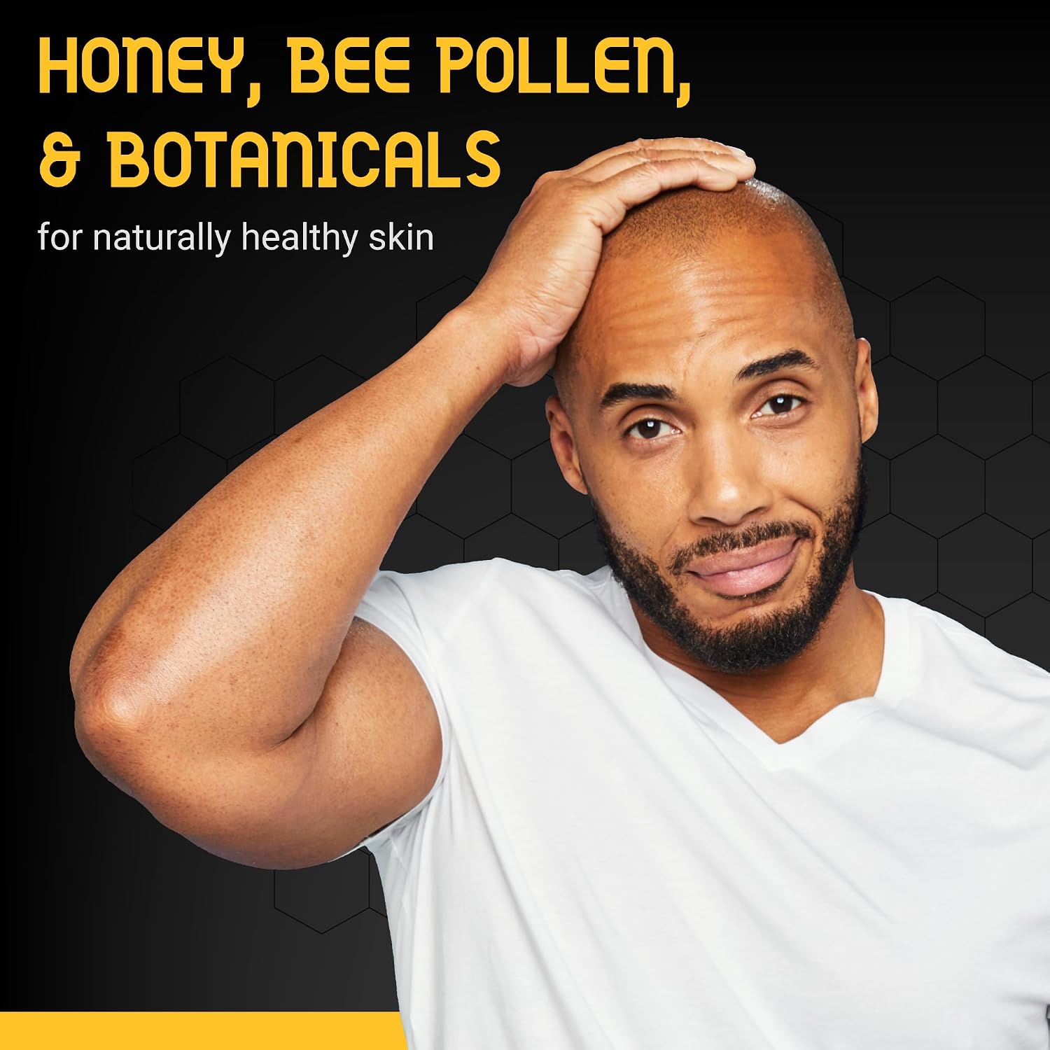 Bee Bald HEAL Aftershave for Men, Calm & Soothes, After Shave Balm, 2 fl oz | Immediately Calms & Soothes Irritated Skin. Treats Razor Burn, Redness, Bumps on Head or Face. Perfect For Sensitive Skin. - Image 4