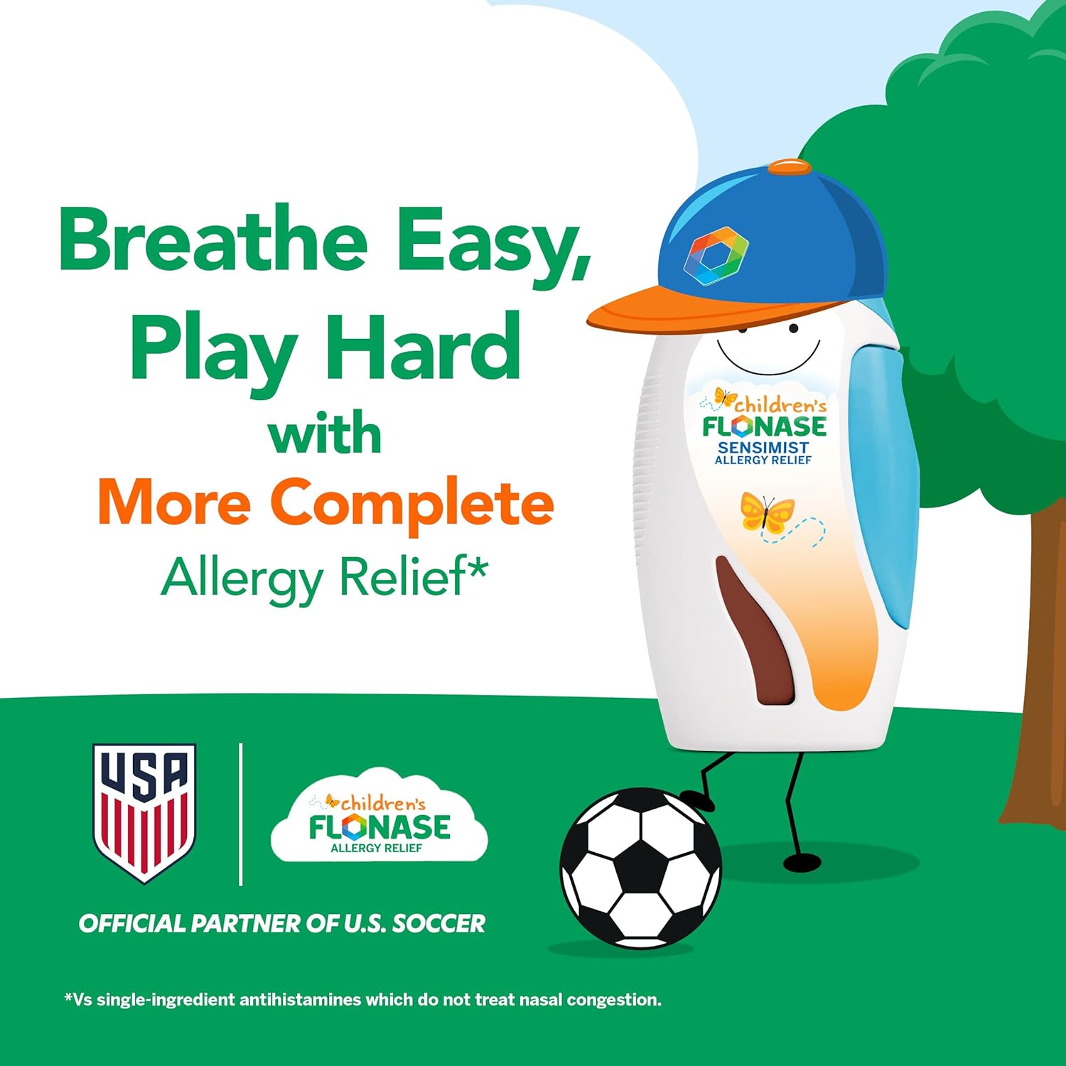 Flonase Children's Sensimist Allergy Relief Spray, 60 Sprays | Fluticasone Propionate Nasal Spray, Multi-Symptom Relief, 24-Hour Non-Drowsy Allergy Relief, Full Prescription Strength - Image 11