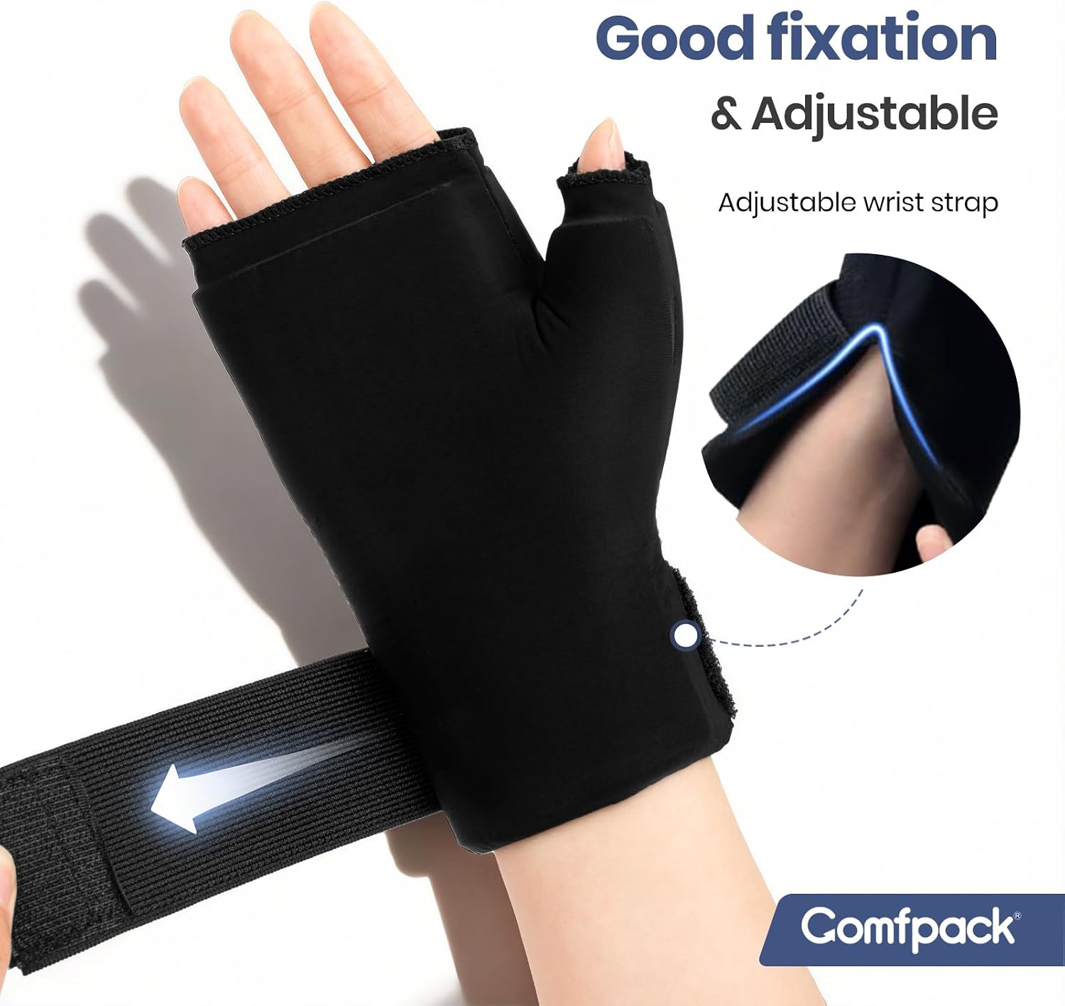 Hand Ice Pack Glove, Soft Gel Thumb Wrist Ice Pack for Arthritis | Reusable Hot Cold Therapy Compress, Ice Warp for Tenosynovitis, Swelling, Surgery, Tendonitis, Carpal Tunnel, Trigger Finger - Image 7