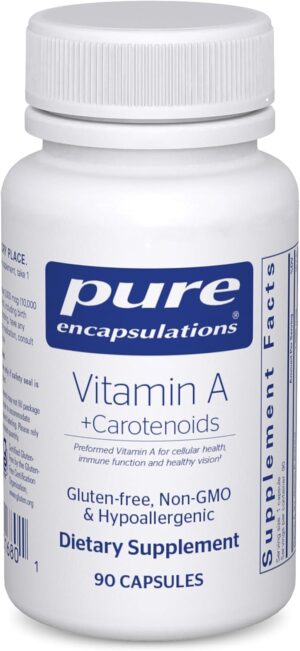Pure Encapsulations Vitamin A + Car...