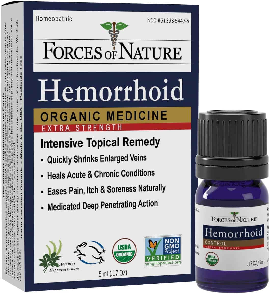 Forces of Nature Hemorrhoid Control Extra Strength (5ml) + Fissure Control (11ml) | Virtual Bundle - Image 2