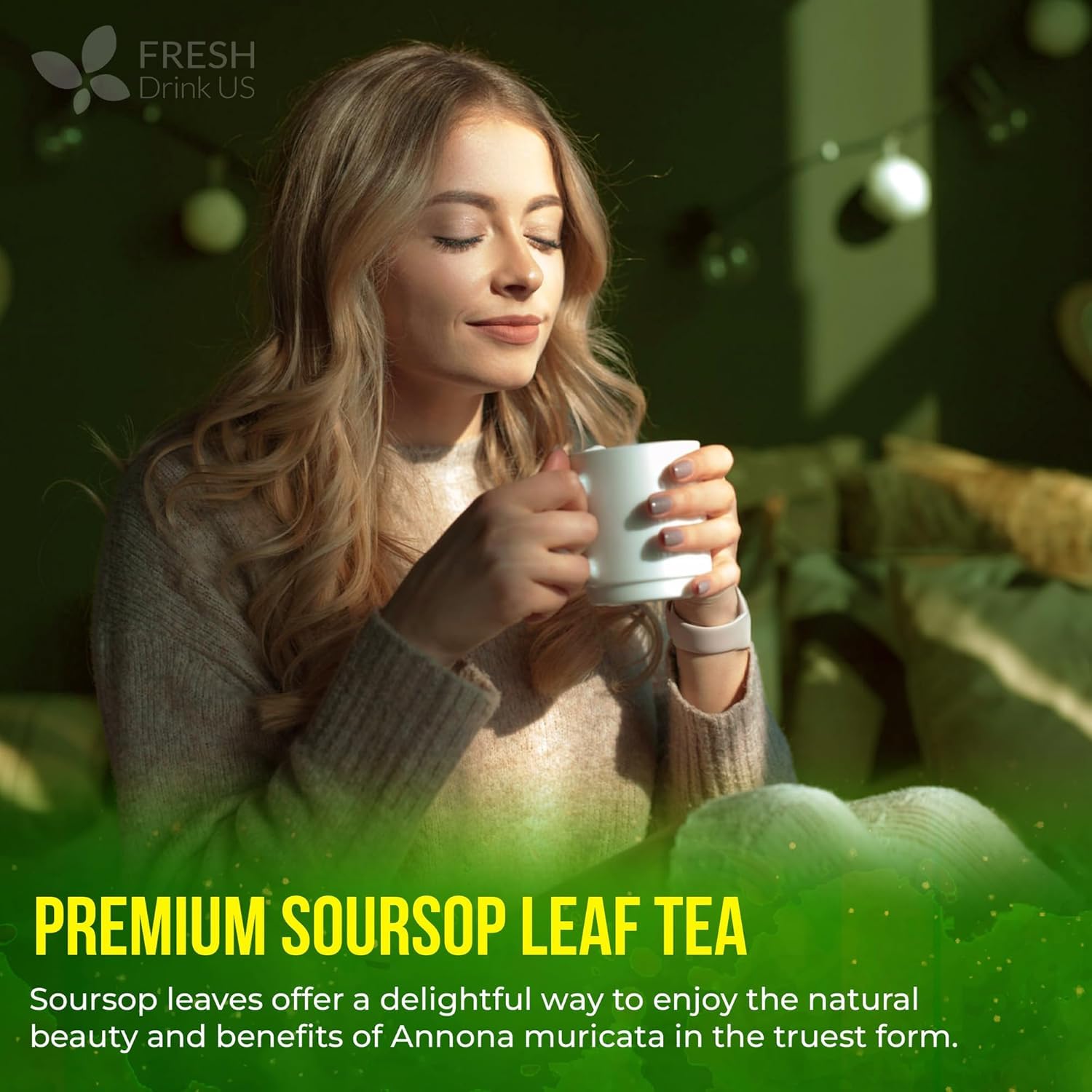FreshDrinkUS, 240+ Premium Soursop Graviola Dried Leaves Tea, 230-250 Whole Soursop Leaves, Wildcrafted, Graviola , Guanabana , Hoja Guanabana, Loose Leaf Herbal , No Gluten, Vegan - Image 9