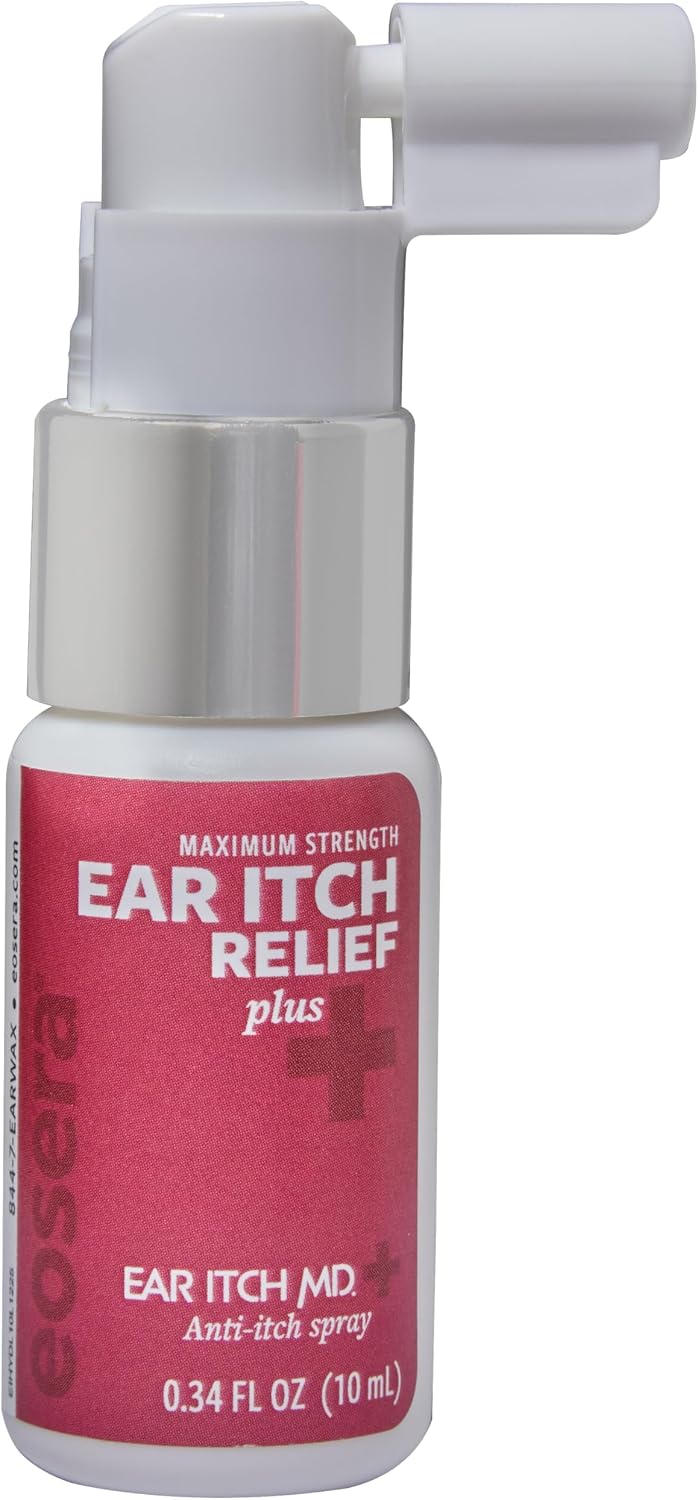 eosera Ear Itch MD +Plus Anti-Itch Spray - 10 mL - 1% Hydrocortisone - Ear Drops for Itchy Ears, Inflammation, Psoriasis, and Eczema Relief - Image 2