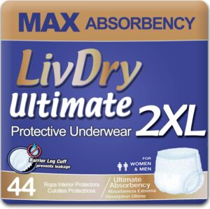 LivDry Ultimate 2XL Adult Incontine...