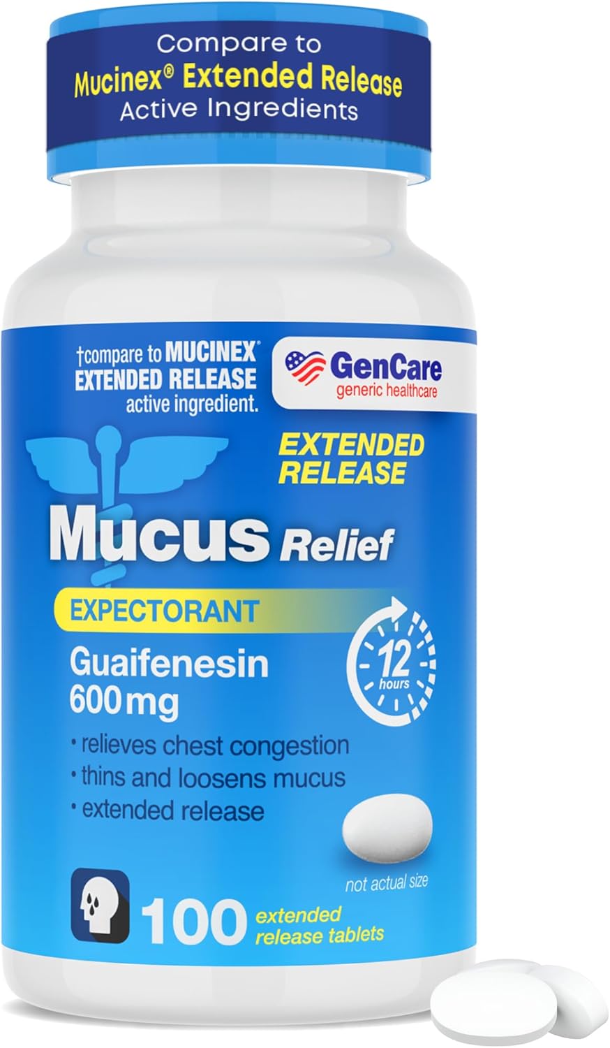 GenCare Mucus Relief Guaifenesin 60...