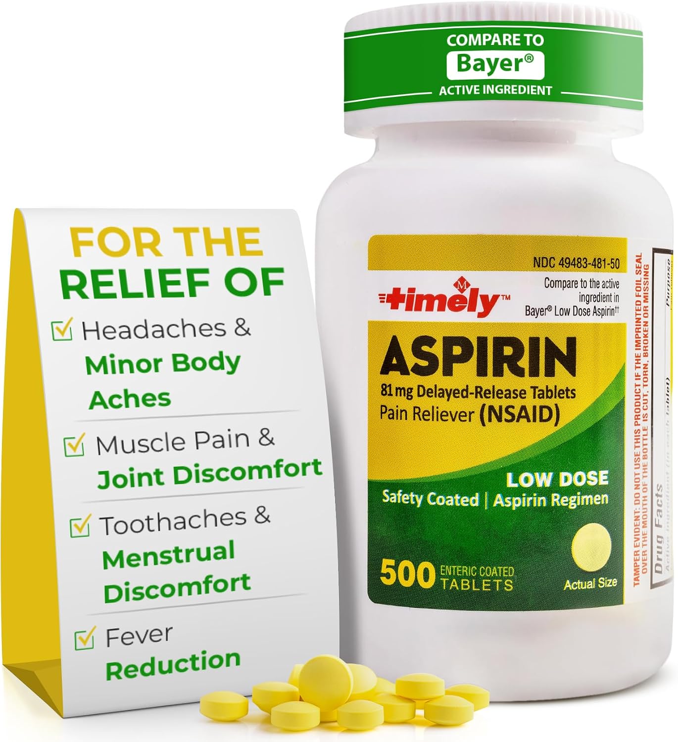 TIME-Cap Labs Low Dose Aspirin 81mg...