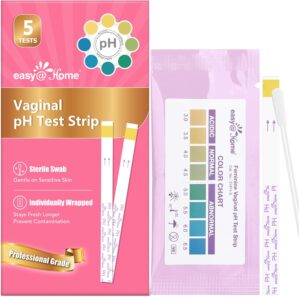 Easy@Home 5 Pack Vaginal pH Test St...