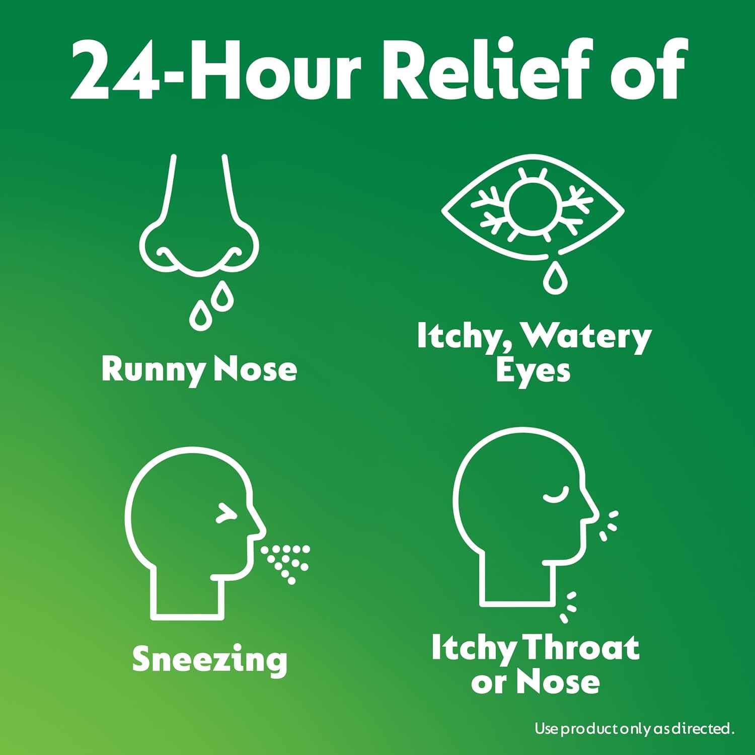 Zyrtec 24-Hour Allergy Relief Liquid Gels, 10 mg Cetirizine HCl, 25 count | Antihistamine Capsules, Allergy Medicine, All-Day Relief from Runny Nose, Sneezing, Itchy Eyes & More - Image 3