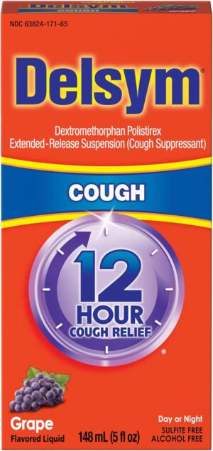 Delsym 12 Hour Cough Medicine for A...