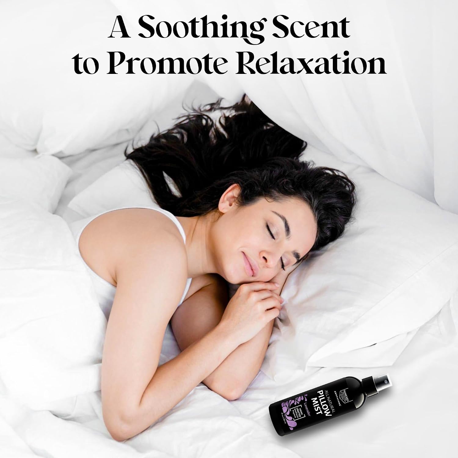 Aromasong Lavender Pillow Spray for Sleeping - All Natural Calming Linen & Bedtime Sleep Mist for Deep Sleep - Pillow Spray Aromatherapy with Botanical Essential Oils for Relaxing Stress - Image 5