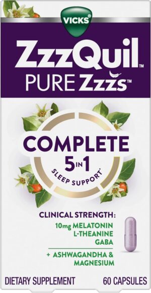 ZzzQuil Pure Zzzs Complete Sleep, M...