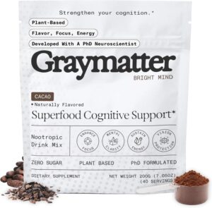 Graymatter Bright Mind Nootropic Fo...