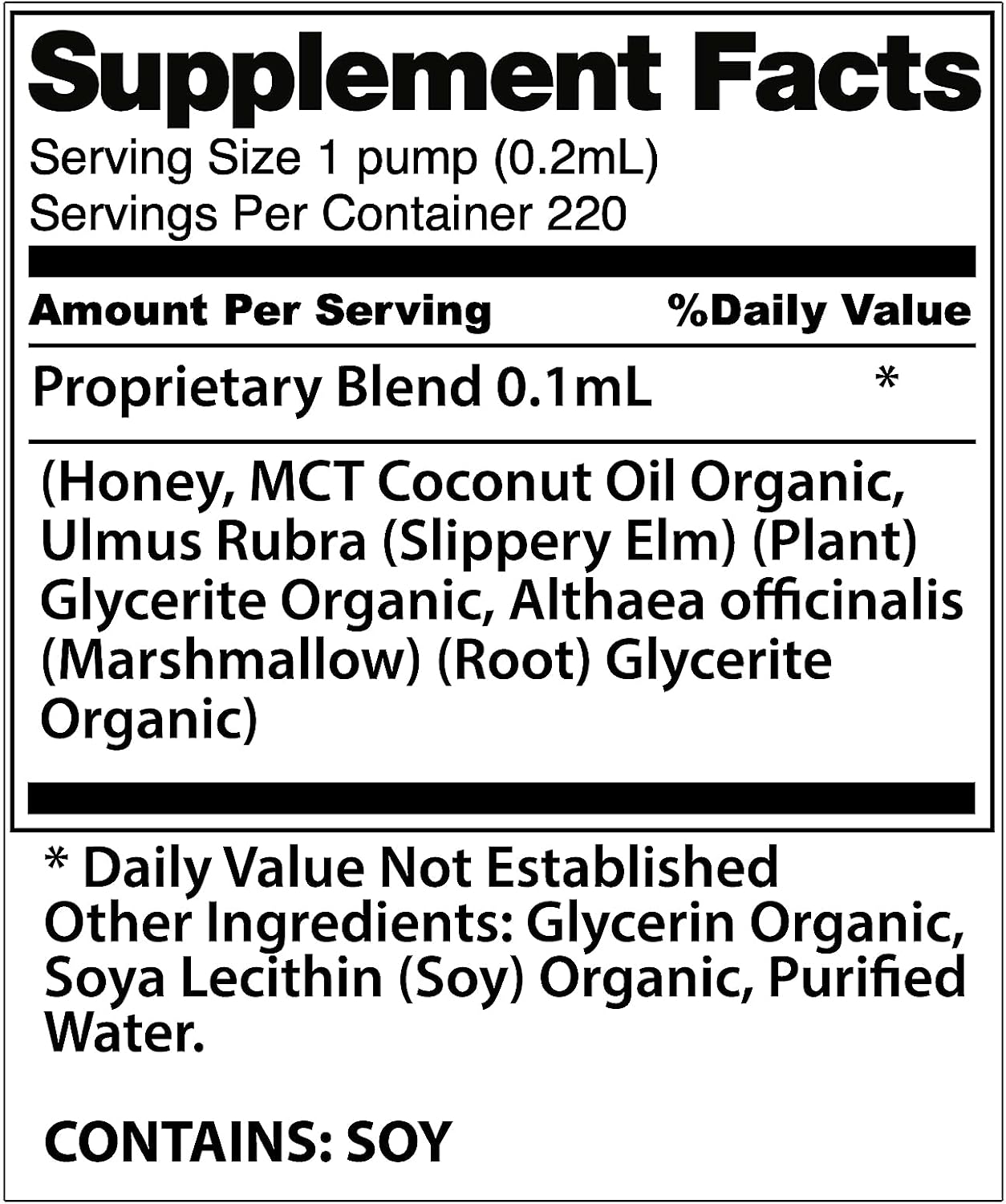 Throat Coat Syrup – Honey Glycerite with Organic Slippery Elm & Marshmallow Root – One Pump Coats & Soothes Dry, Scratchy, Irritated Throats – 220 Doses, 1 Calorie Each, About 9¢ a Dose. - Image 8