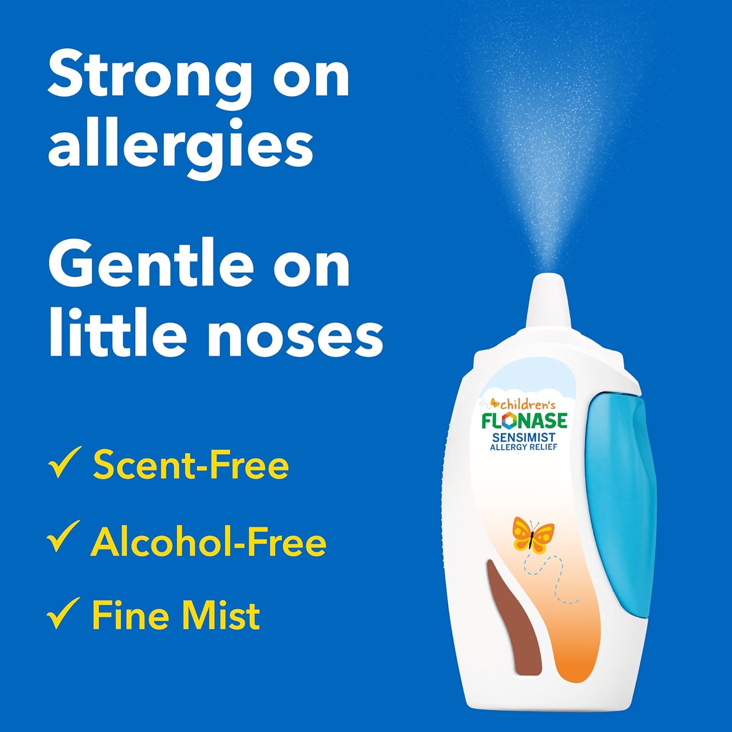 Flonase Children's Sensimist Allergy Relief Spray, 60 Sprays | Fluticasone Propionate Nasal Spray, Multi-Symptom Relief, 24-Hour Non-Drowsy Allergy Relief, Full Prescription Strength - Image 10