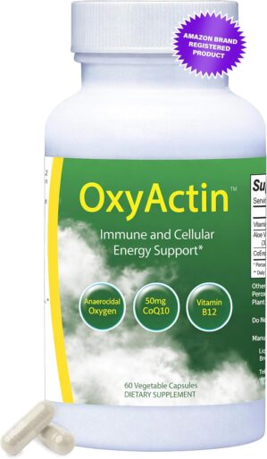 OxyActin Oxygen Supplement, 60 Vege...