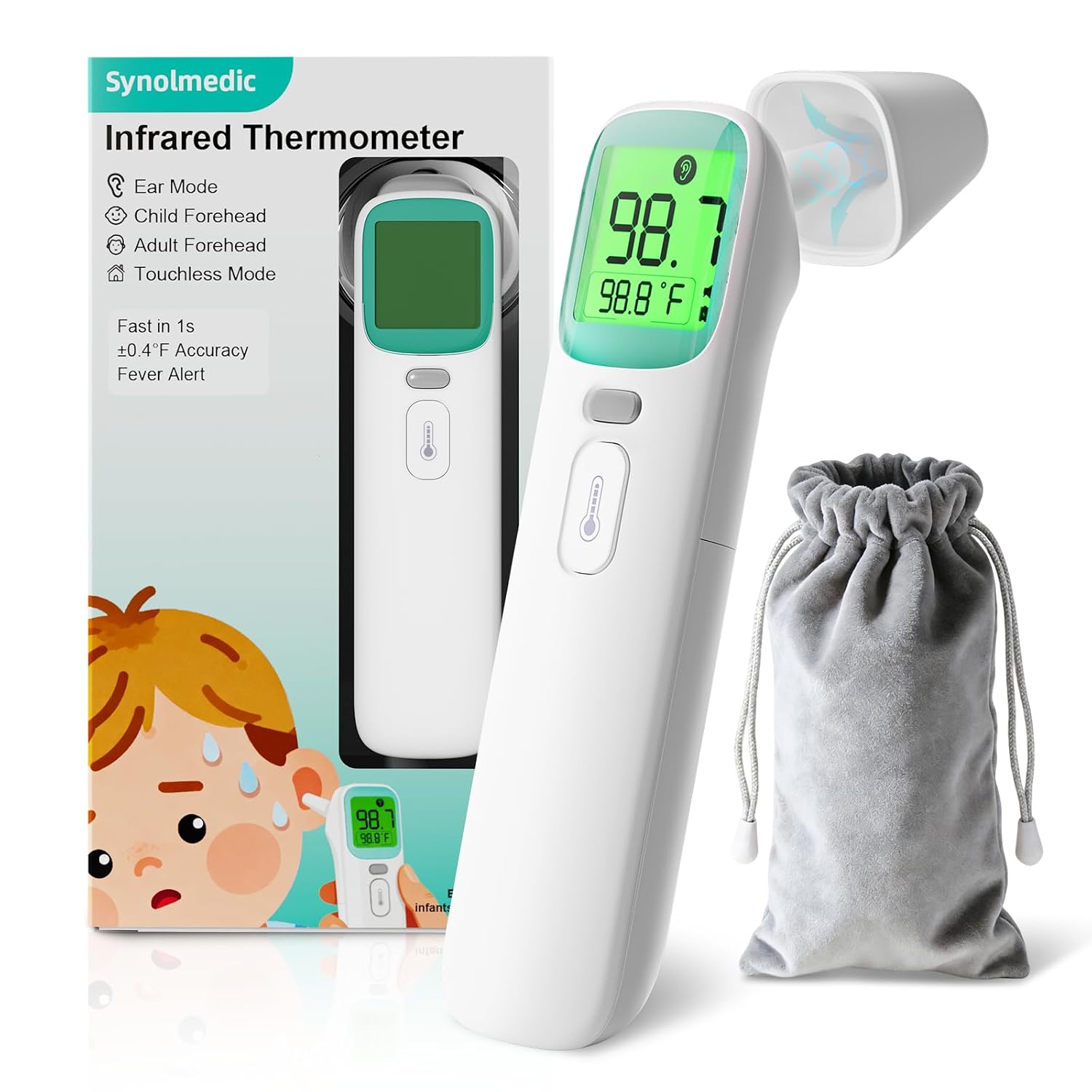 Ear Thermometer for Kids and Adults...
