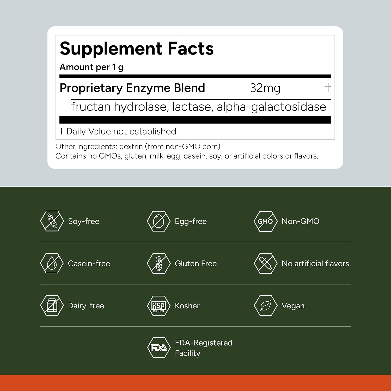 FODZYME® On-The-Go Digestive Enzymes for Gut Health, Relief for Bloating, Gas, Constipation, Diarrhea, Abdominal Pain, Low FODMAP, 30 Dose - Image 9