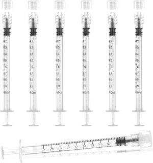 1ml Syringes Without Needle, 20Pack...