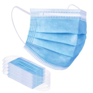 Blue Disposable Face Mask 100 Pcs B...