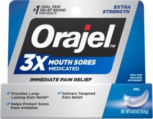 Orajel 3X Mouth Sores Medicated Pai...