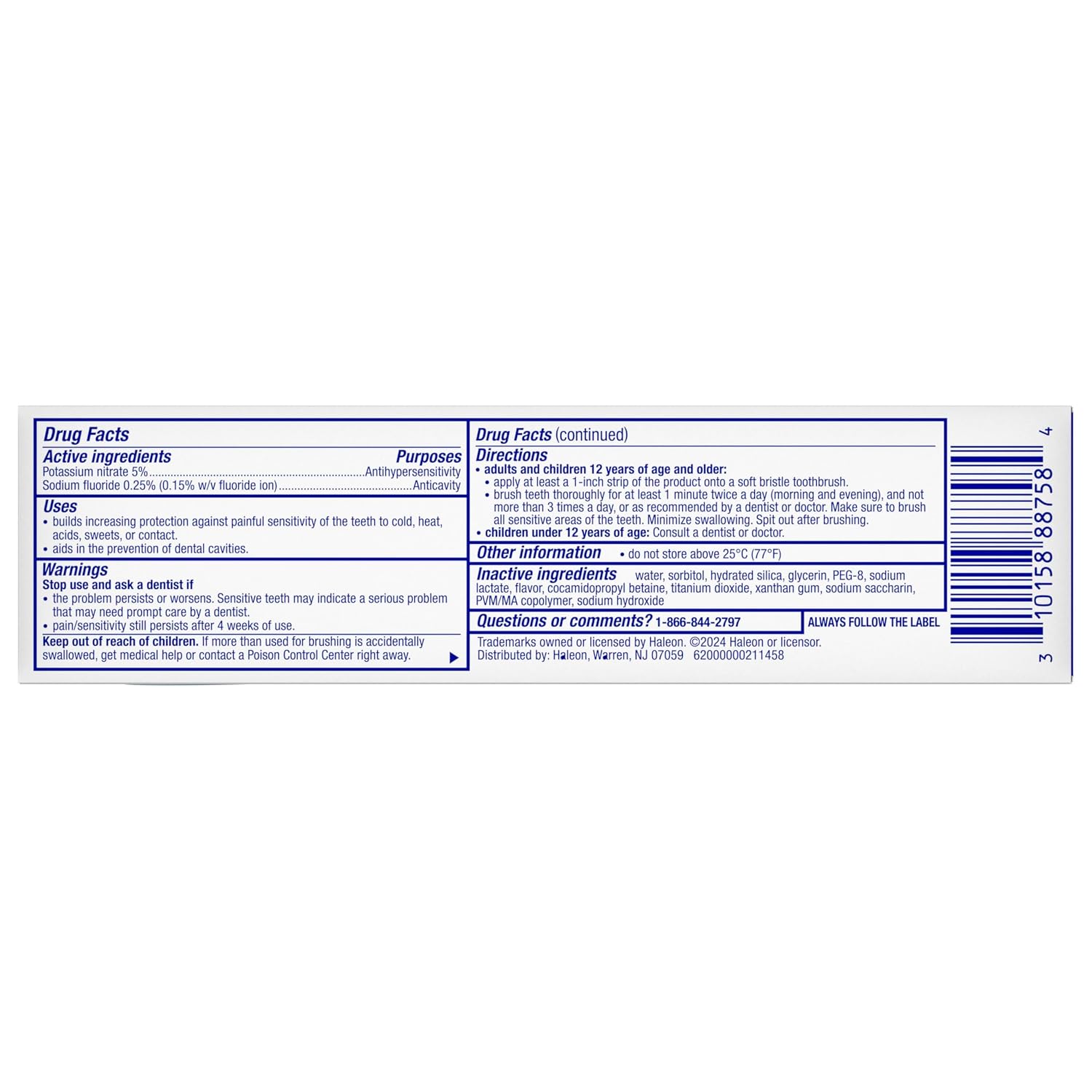 Sensodyne Pronamel Intensive Enamel Repair Extra Fresh Toothpaste,3.4 Oz x4 | For Sensitive Teeth, to Reharden and Strengthen Enamel, Extra Fresh, SLS Free - Image 14