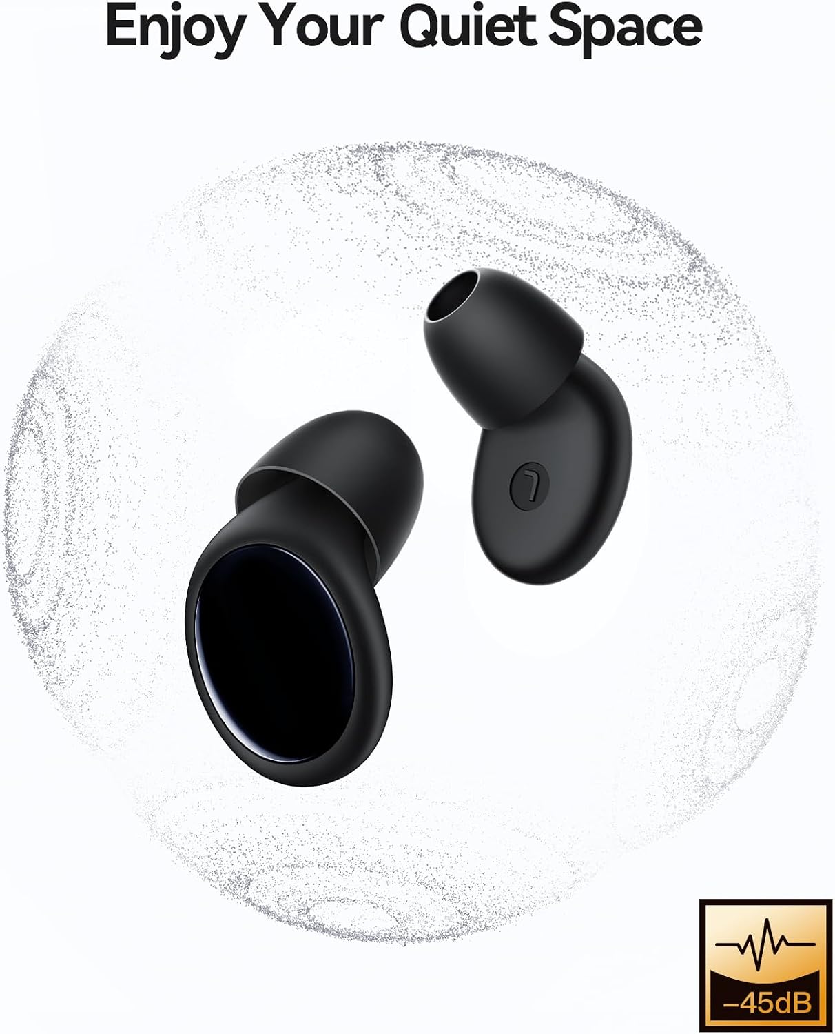 45dB Ear Plugs for Sleeping Noise Cancelling Ear Plugs for Noise Reduction & Snoring, Concerts, Earplugs for Sleep,Sider Sleepers Airplane, Silicone Earplugs Reusable Concert Ear Plug - Image 3
