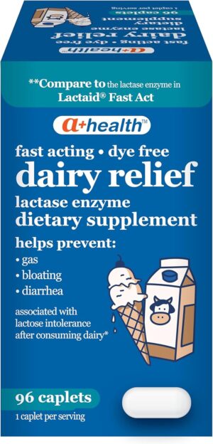 A+Health Dairy Relief Lactase Enzym...