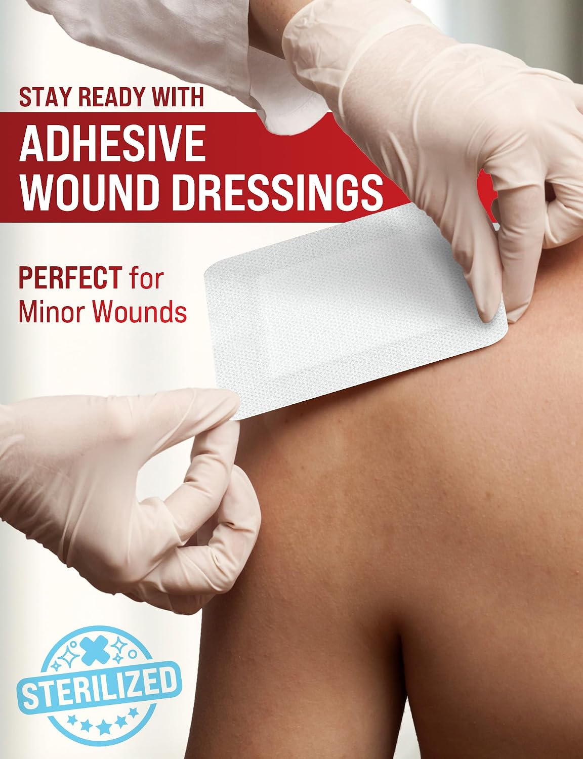 Wound Closure Strips - 24pk/3 Types - Butterfly Bandages for First Aid Kit | Emergency Sterile Laceration Kit - Stitchless & Easy to Use - Perfect for Quick Stop Bleeding and Painless Wound Closing - Image 8