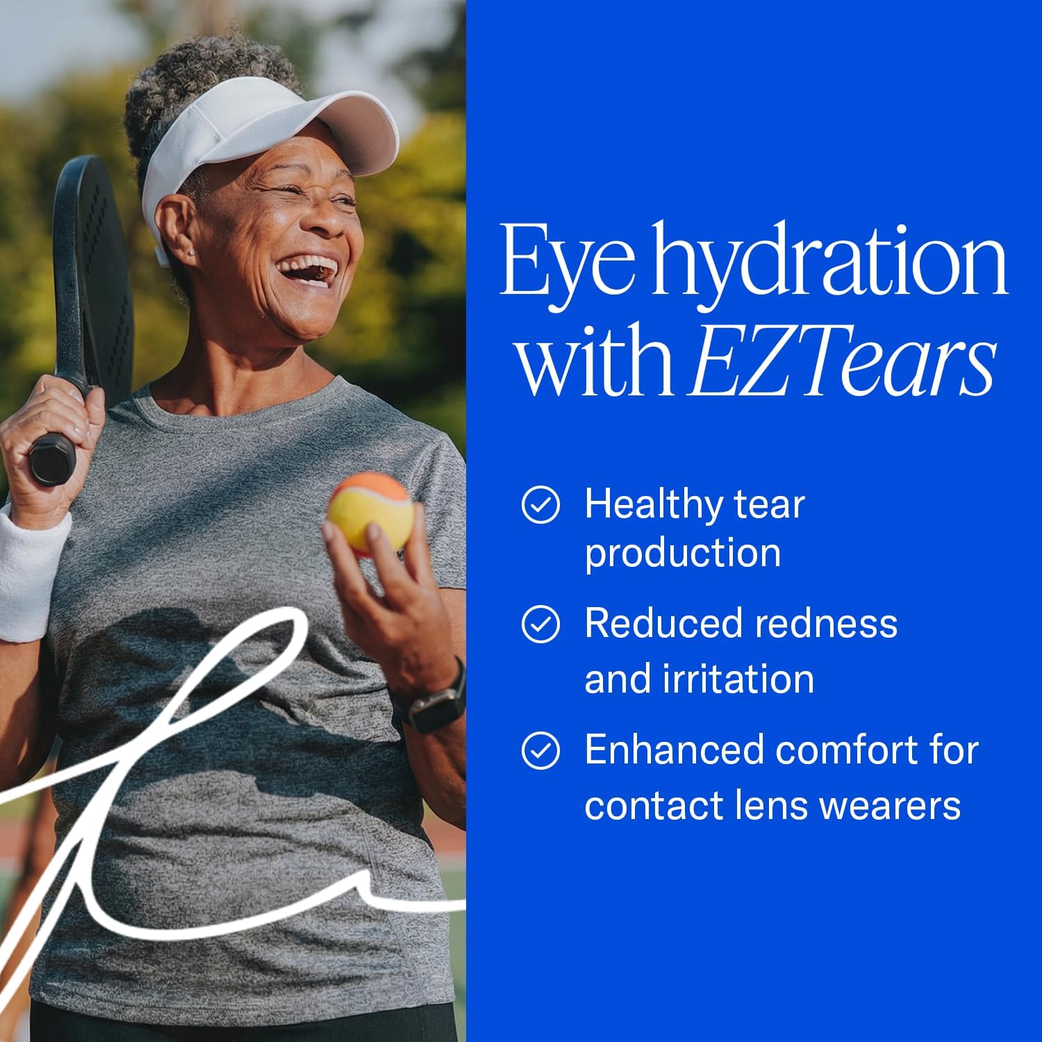 EyePromise EZ Tears Eye Vitamin - 60 Softgels, 30-Day Supply | Eye Supplements for Occasional Dryness & Irritation with Omega 3, Primrose Oil & Turmeric Root Extract (Packaging May Vary) - Image 3