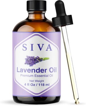 Siva Lavender Essential Oil, Glass ...